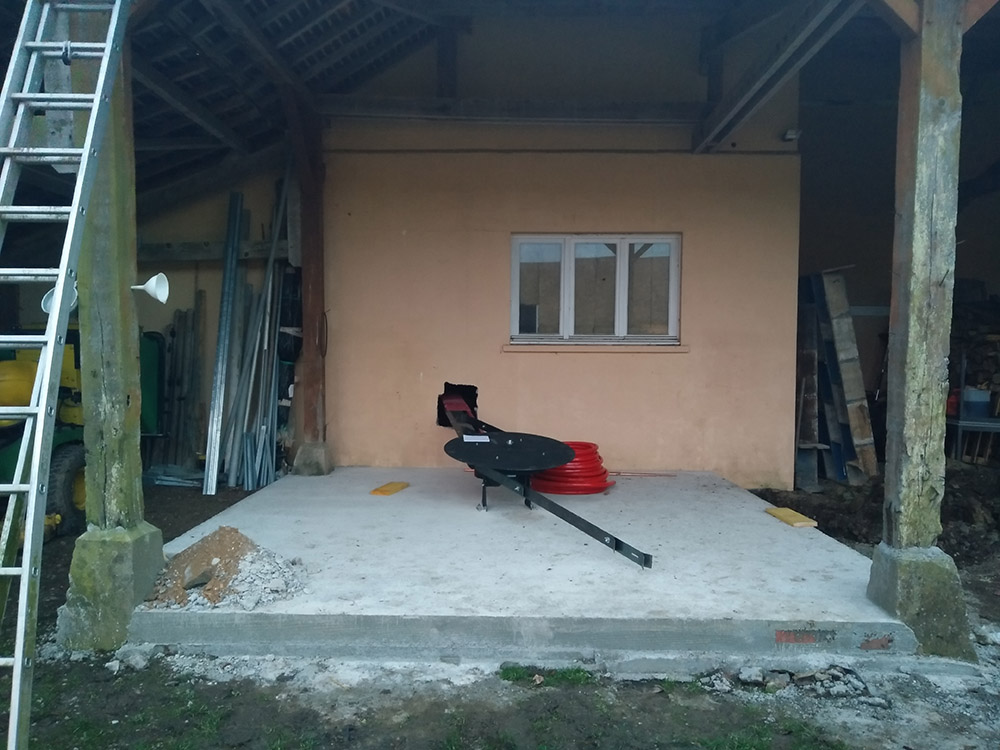 Réalisation d'une chaufferie biomasse de 80kW à Cordebugle (14100) près de Lisieux