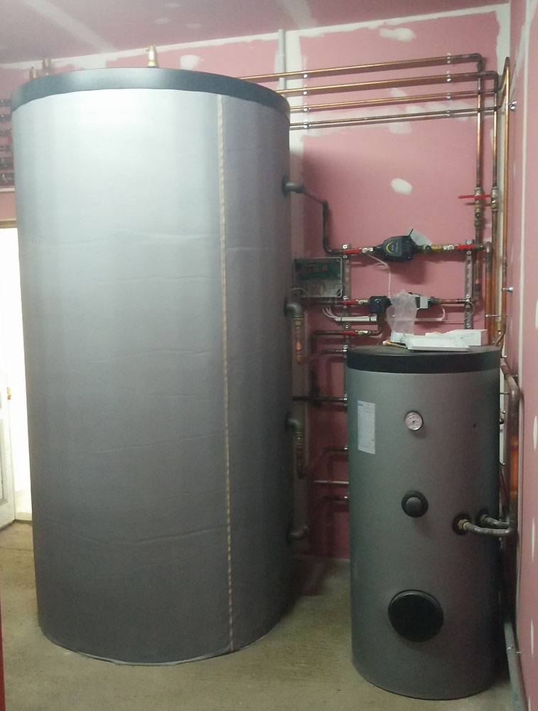 Réalisation d'une chaufferie biomasse de 80kW à Cordebugle (14100) près de Lisieux